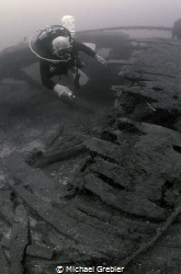 Late summer dive on the wreck of the Rothesay near Presco... by Michael Grebler 